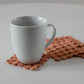 Sunrise Dot Crochet Coasters
