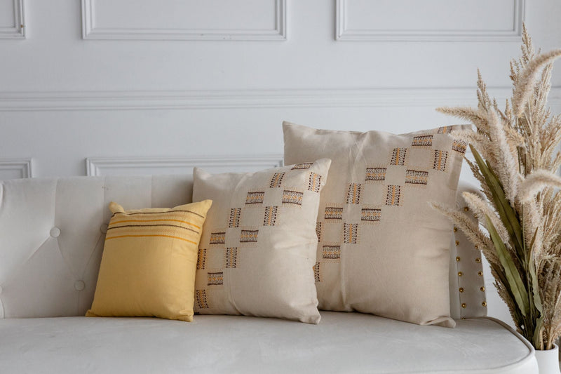 Harvest Grid Cushion Covers-zoom-