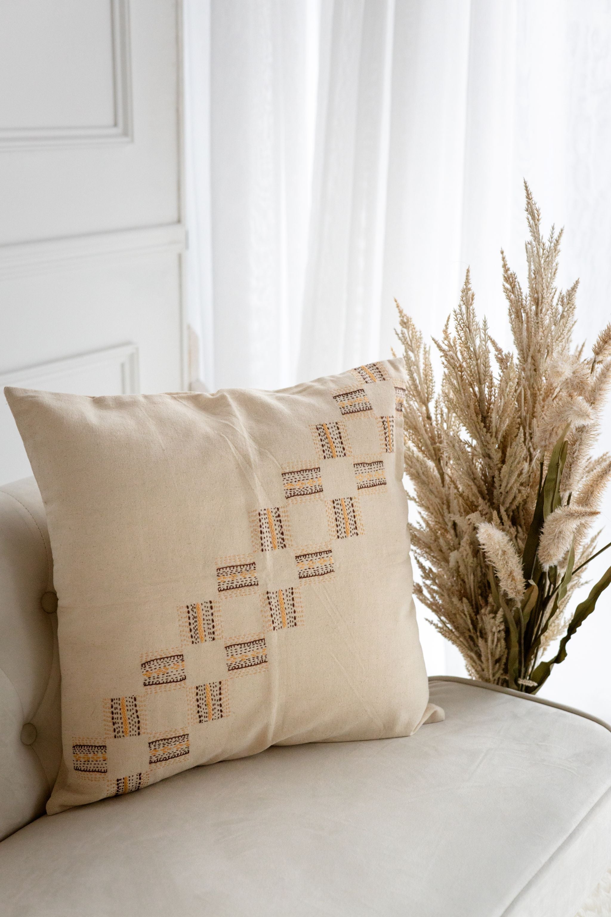 Harvest Grid Cushion Covers-zoom-3