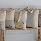 Golden Mimosa Embroidered Tote Bag