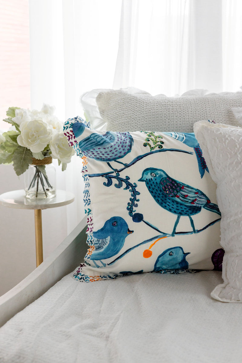 Songbird Tales Cushion Cover-zoom-