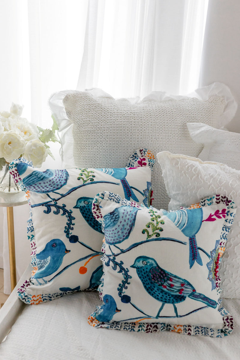 Songbird Tales Cushion Cover-zoom-