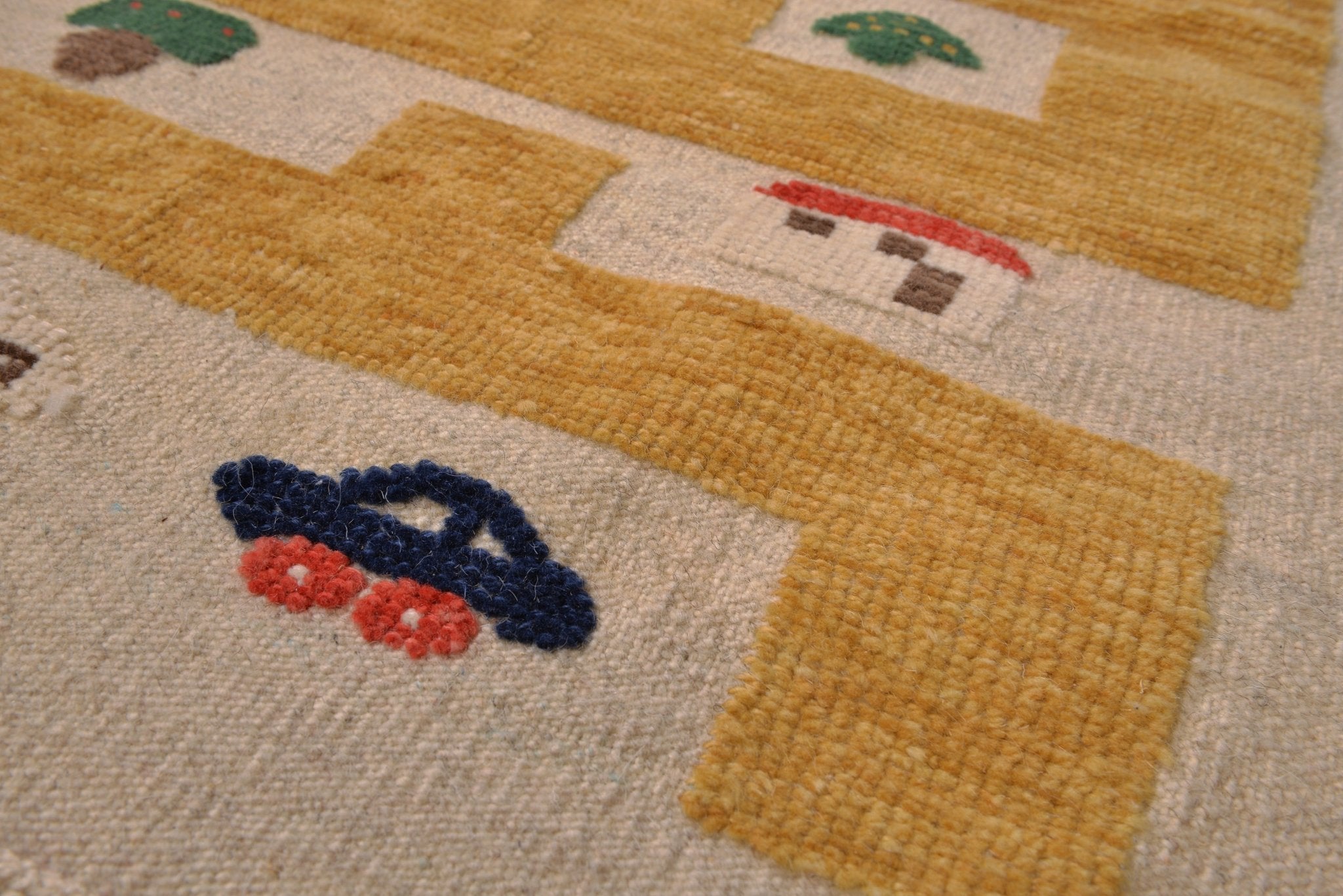 Labyrinth Kids Rug | Handmade Wool Rug for Nursery, Playrooms & Children’s Rooms - Aware House