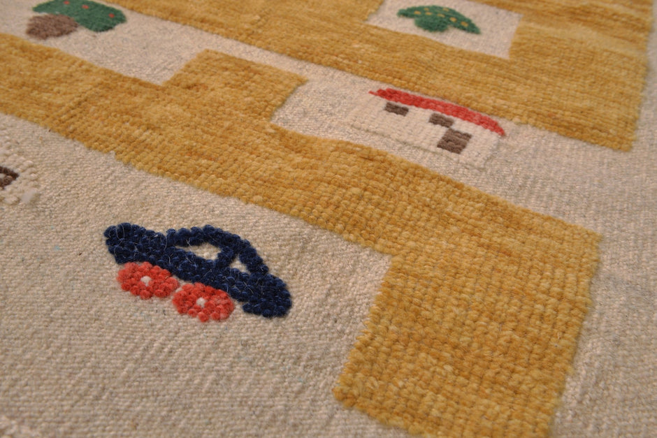 Labyrinth Kids Rug | Handmade Wool Rug for Nursery, Playrooms & Children’s Rooms - Aware House