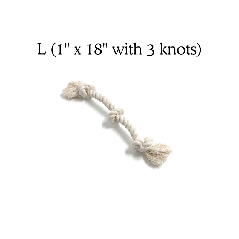 Boba & Vespa Organic Cotton Rope Dog Toy-zoom-