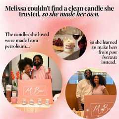 Wine Down Beeswax Candle - Aware House - MBur Candle Co. -