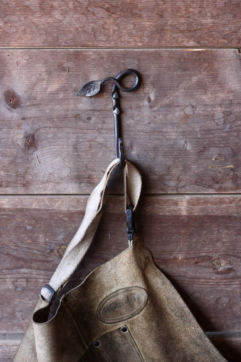 Leaf Wall Hook | Decorative Wall Hook - Aware House - Wicks Forge - 