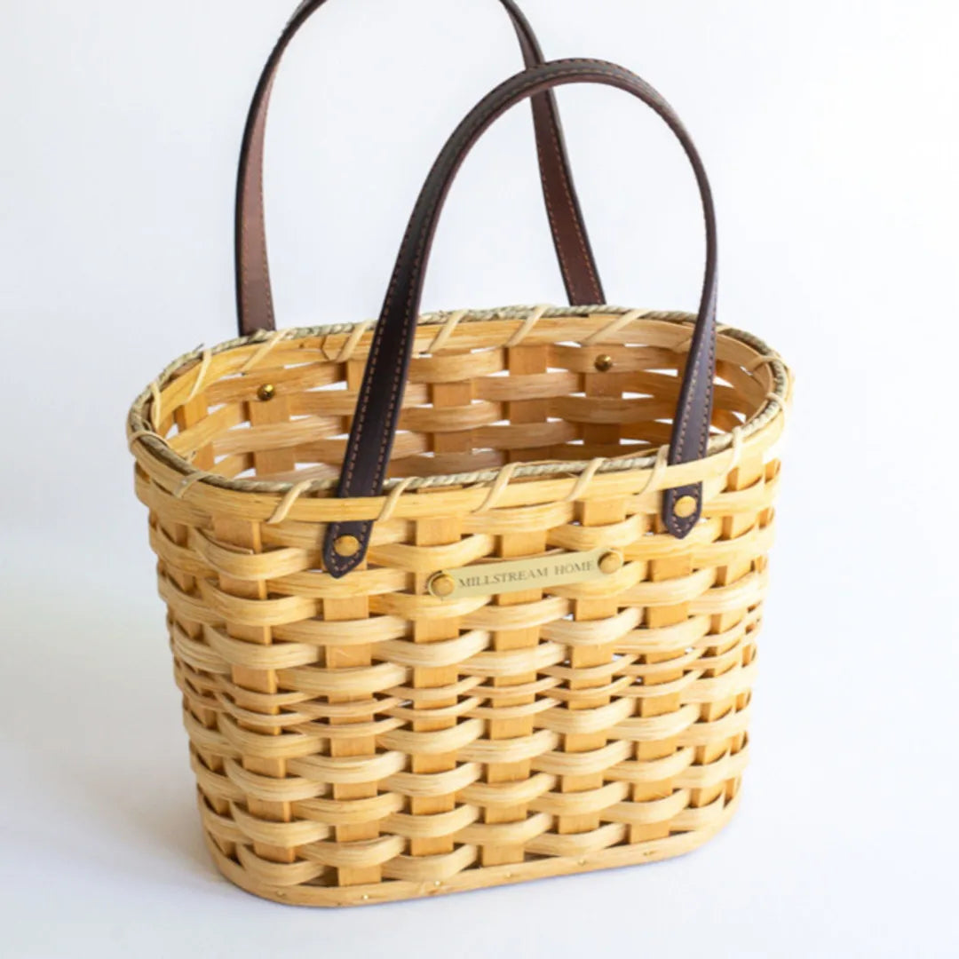 The Wide Weave Market Basket in Small
