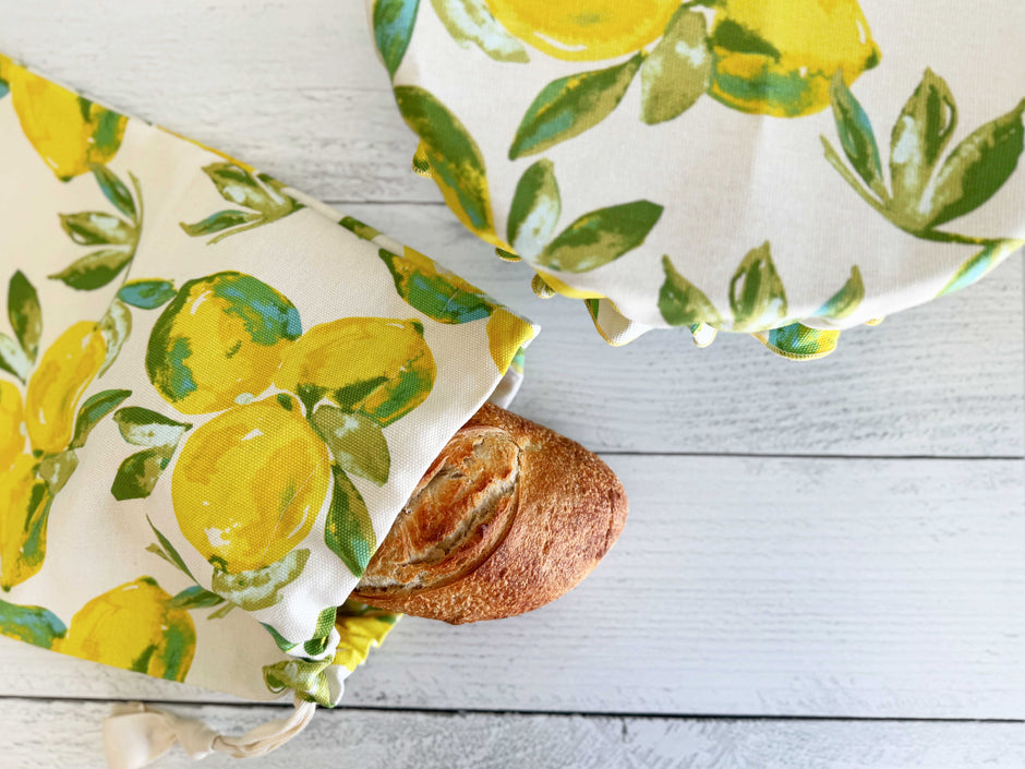 Limoncello Bread Makers Set | Bread Bag + Cover