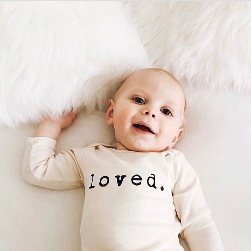 Loved. Organic Baby Bodysuit Long Sleeve-zoom-