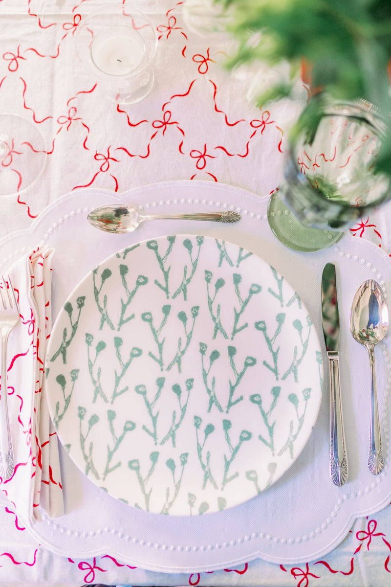 Climbing Jasmine China Plate-zoom-