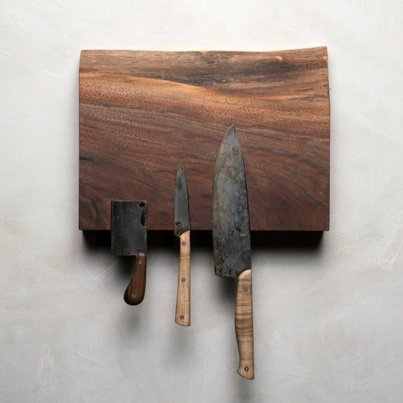 Magnetic Wooden Knife Holder - Aware House