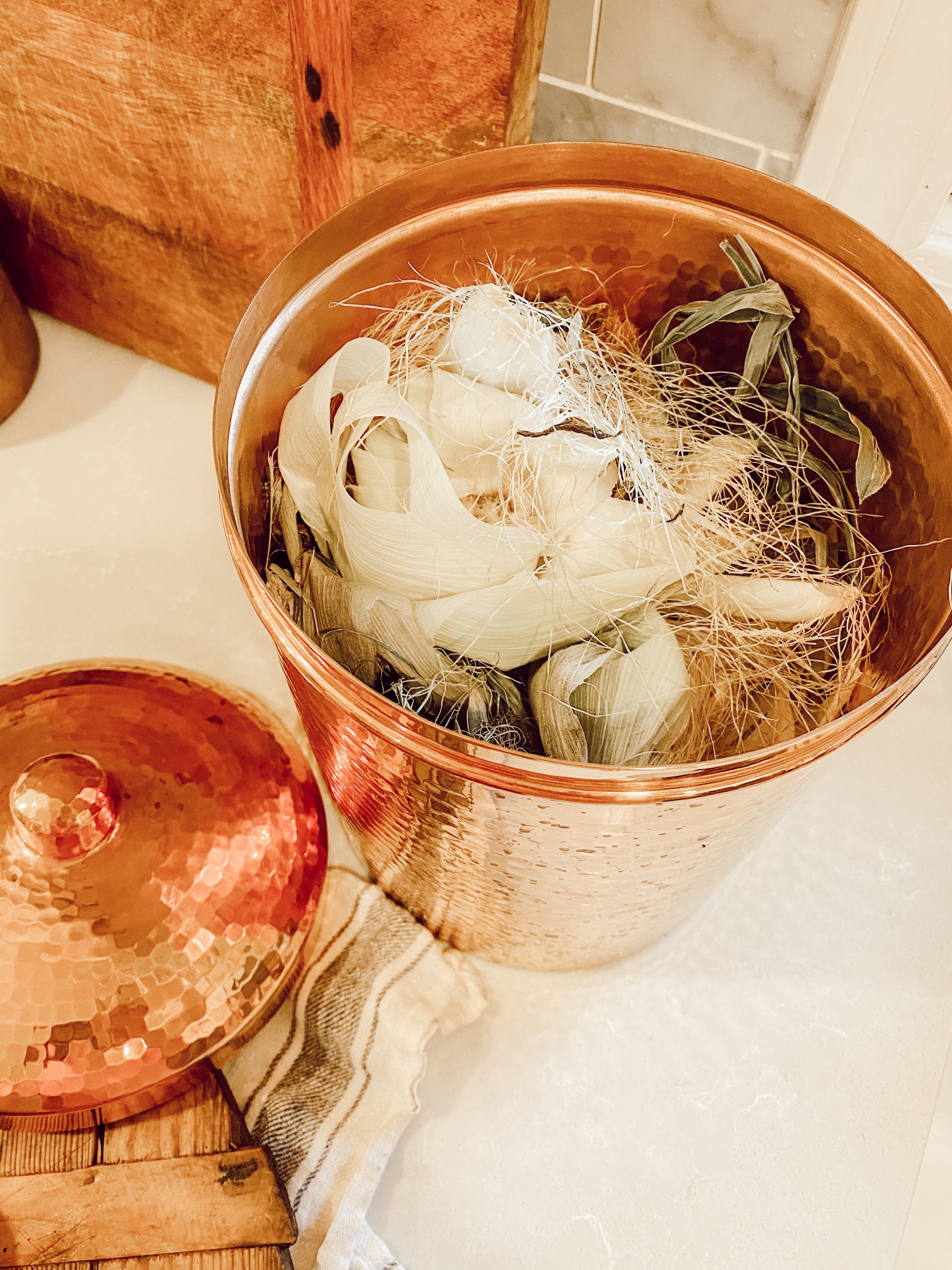 Copper Kitchen Compost Bin-zoom-2