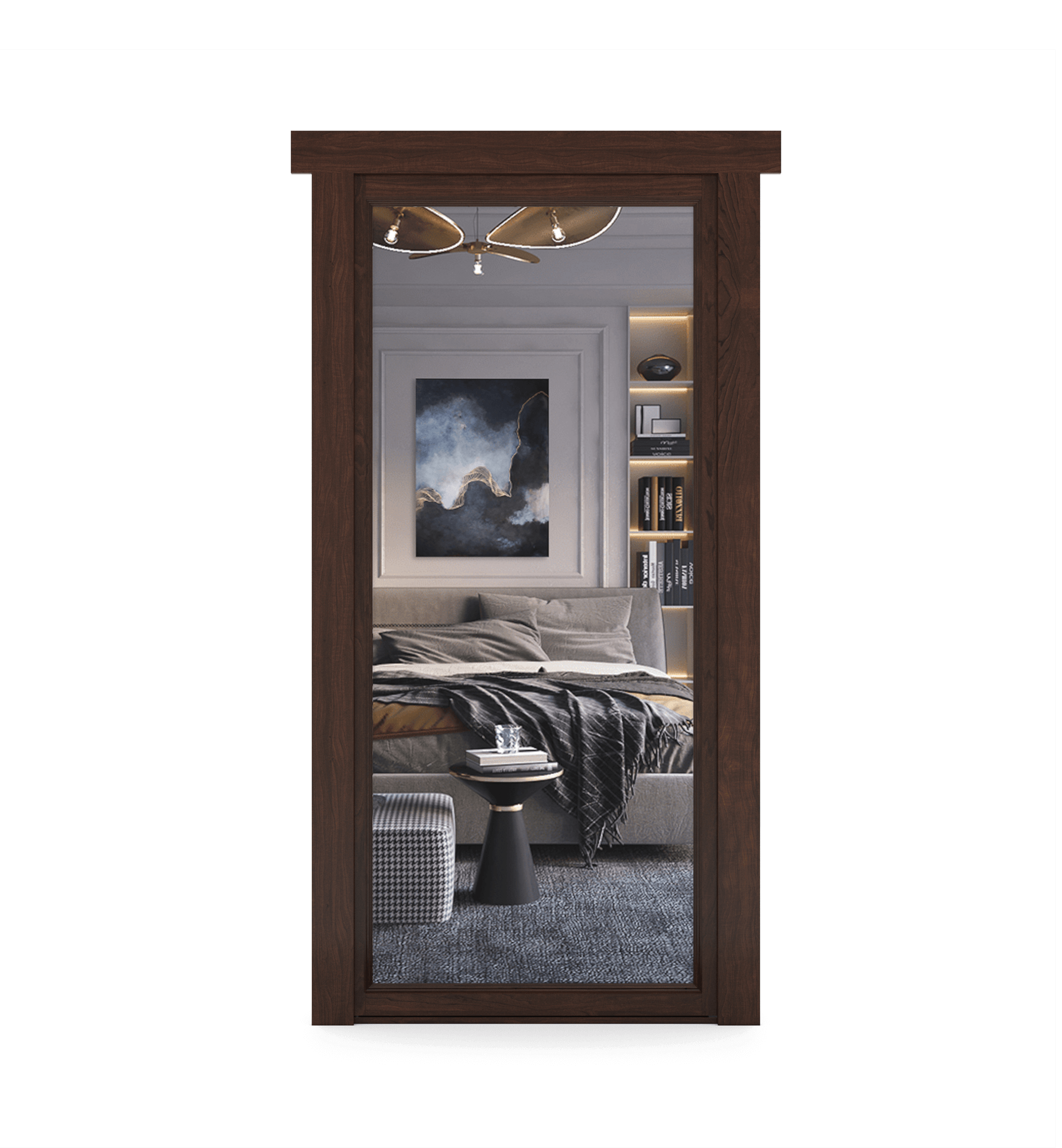Hidden Maple Mirror Door-zoom-6