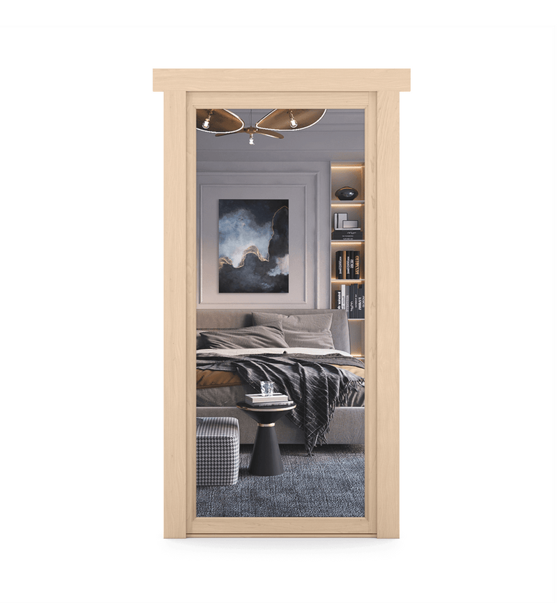 Hidden Maple Mirror Door-zoom-
