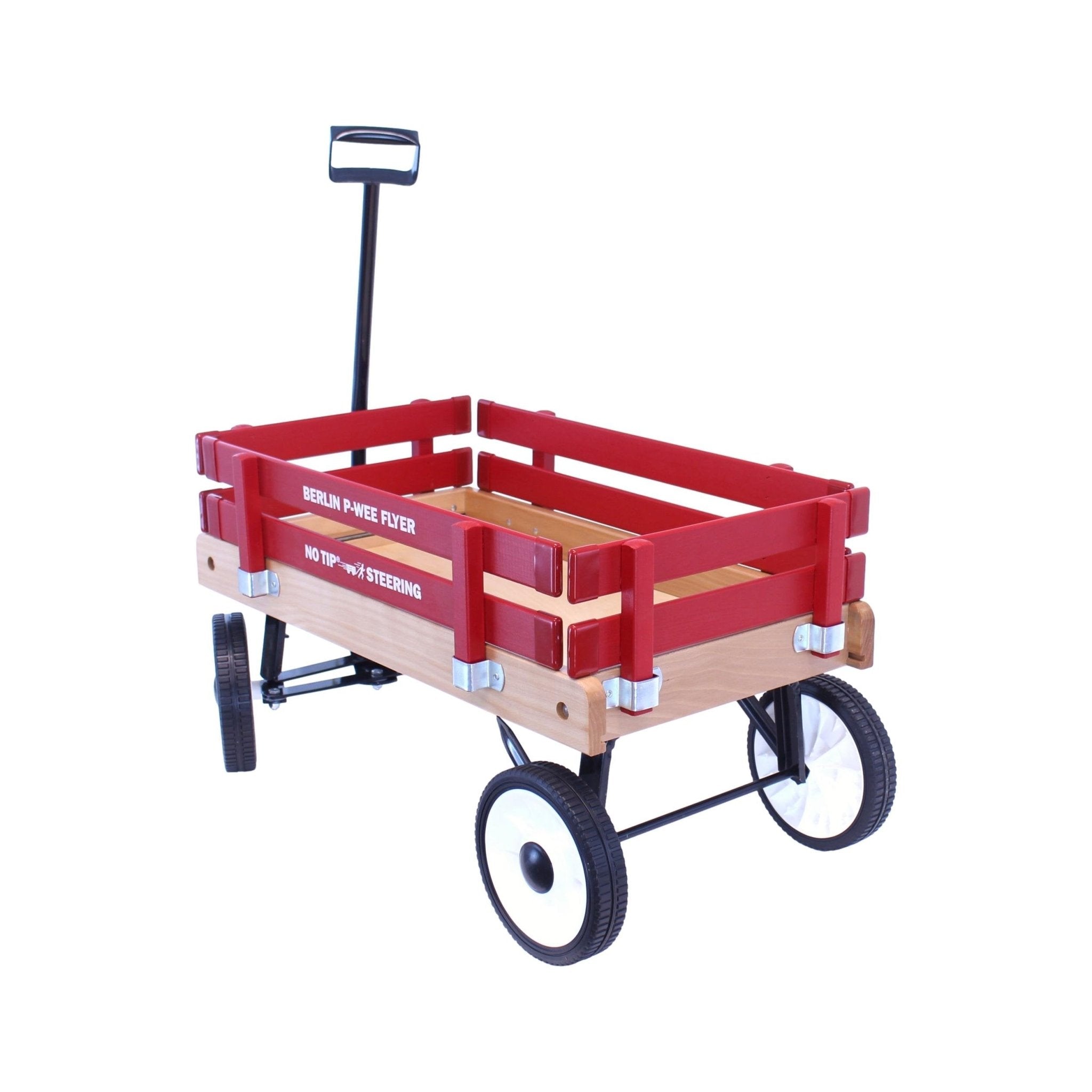 Berlin P - Wee Wagon | Amish - Made Wooden Kids Wagon - Aware House - Amish Toy Box - 
