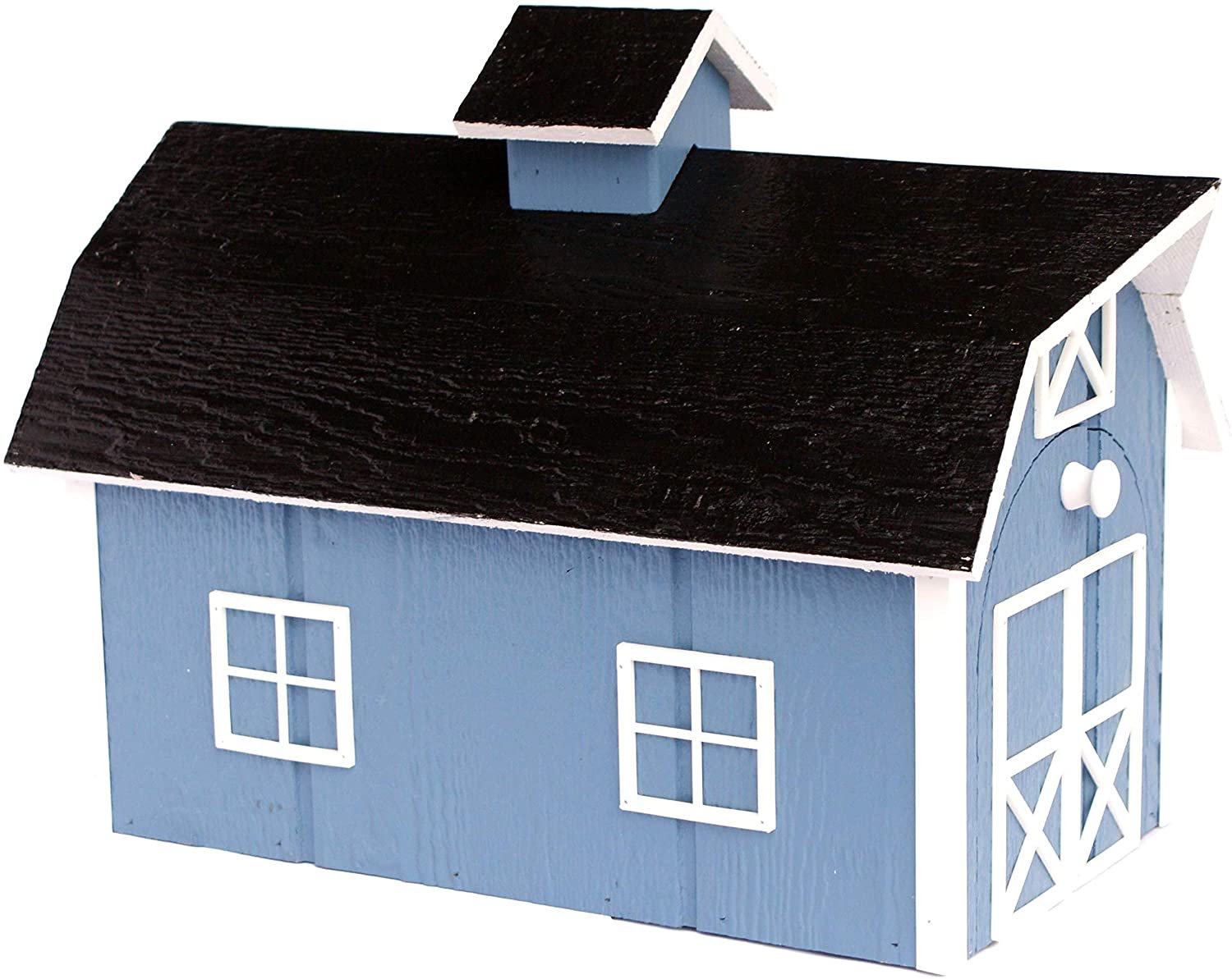 Amish-Made Wooden Mailbox | Dutch Barn Style Post-Mount-zoom-26