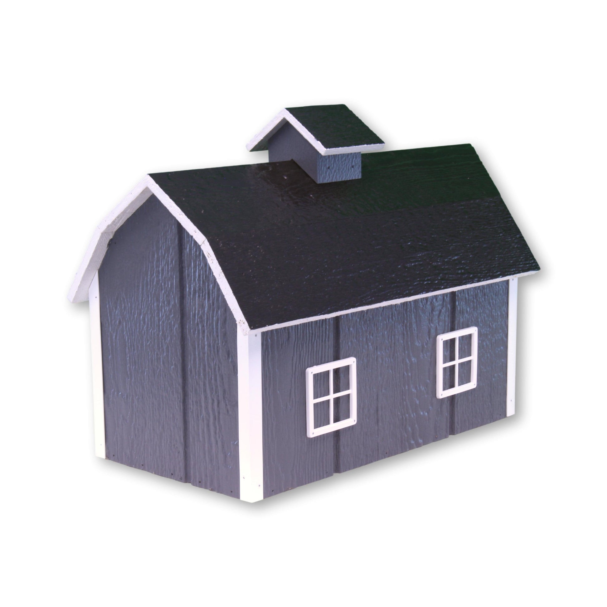 Amish-Made Wooden Mailbox | Dutch Barn Style Post-Mount-39