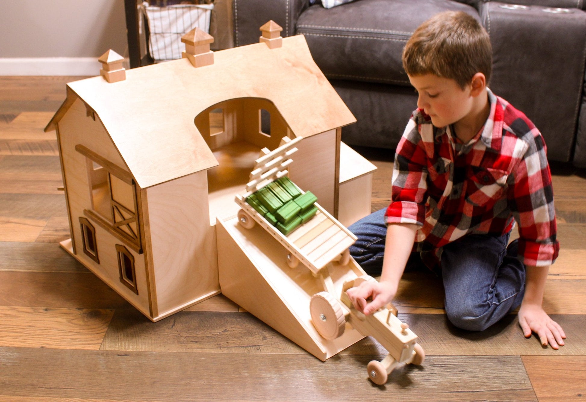 Large Pennsylvania Bank Barn Toy-5