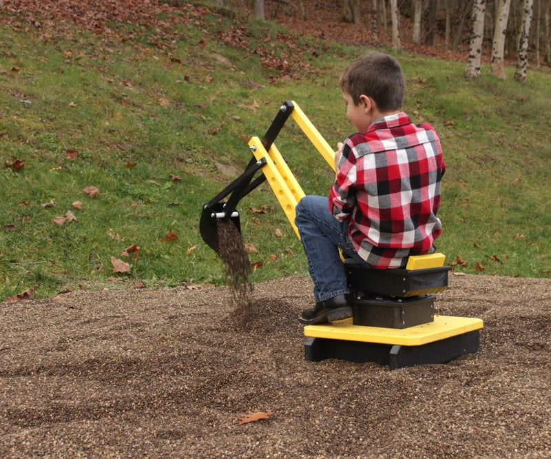 Sand Digger Excavator Toy | Ride-On Sandbox Digger with Movable Levers-zoom-