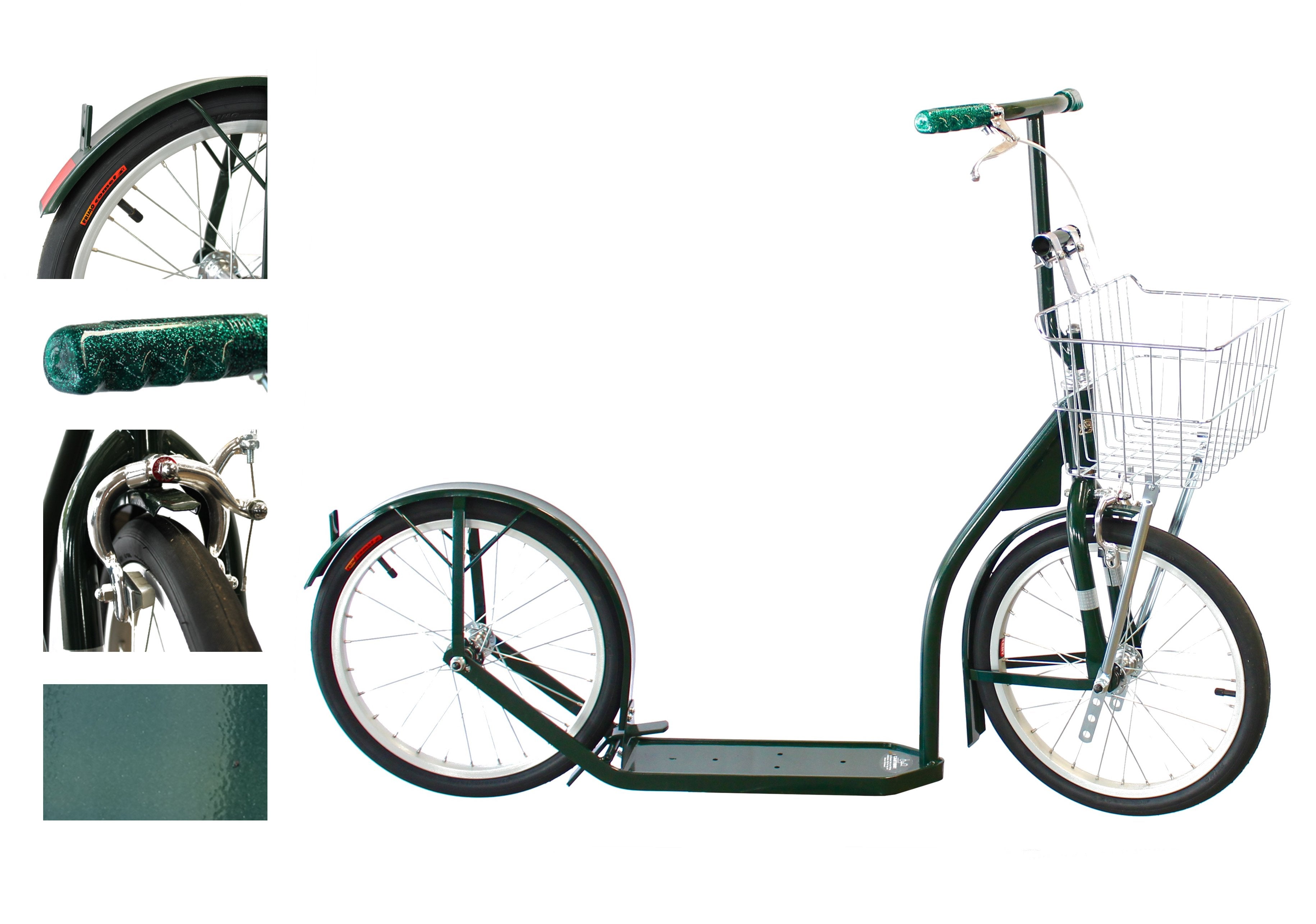 Amish-Made Deluxe Kick Scooter Bike | Model 1660 Big Kid Size-zoom-9