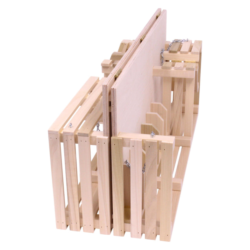 Amish Wooden Folding Stock Yard Farm Toy – Unfinished-zoom-