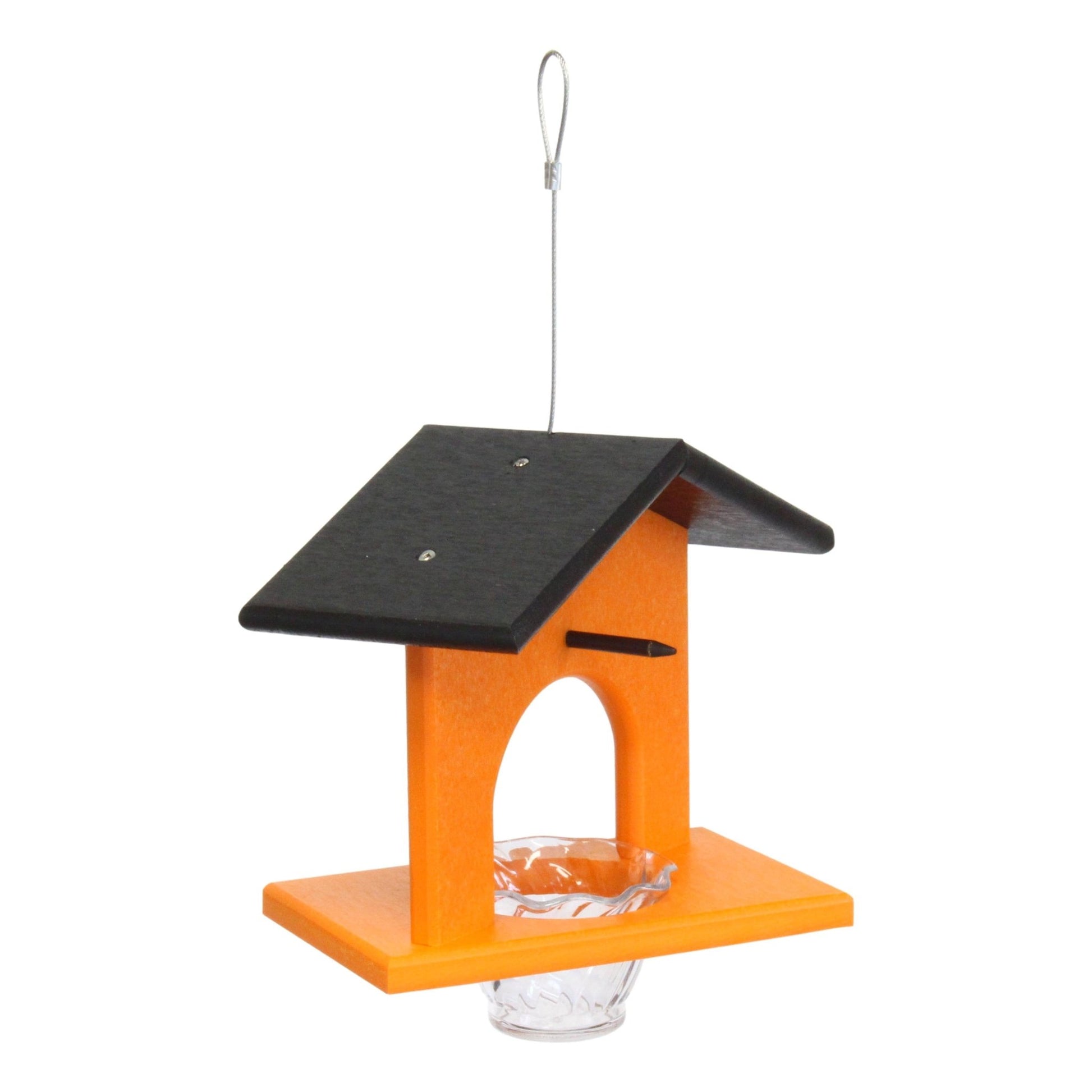Hanging Oriole Jelly and Orange Bird Feeder | Eco-Friendly Poly Lumber - Aware House - Amish Toy Box -