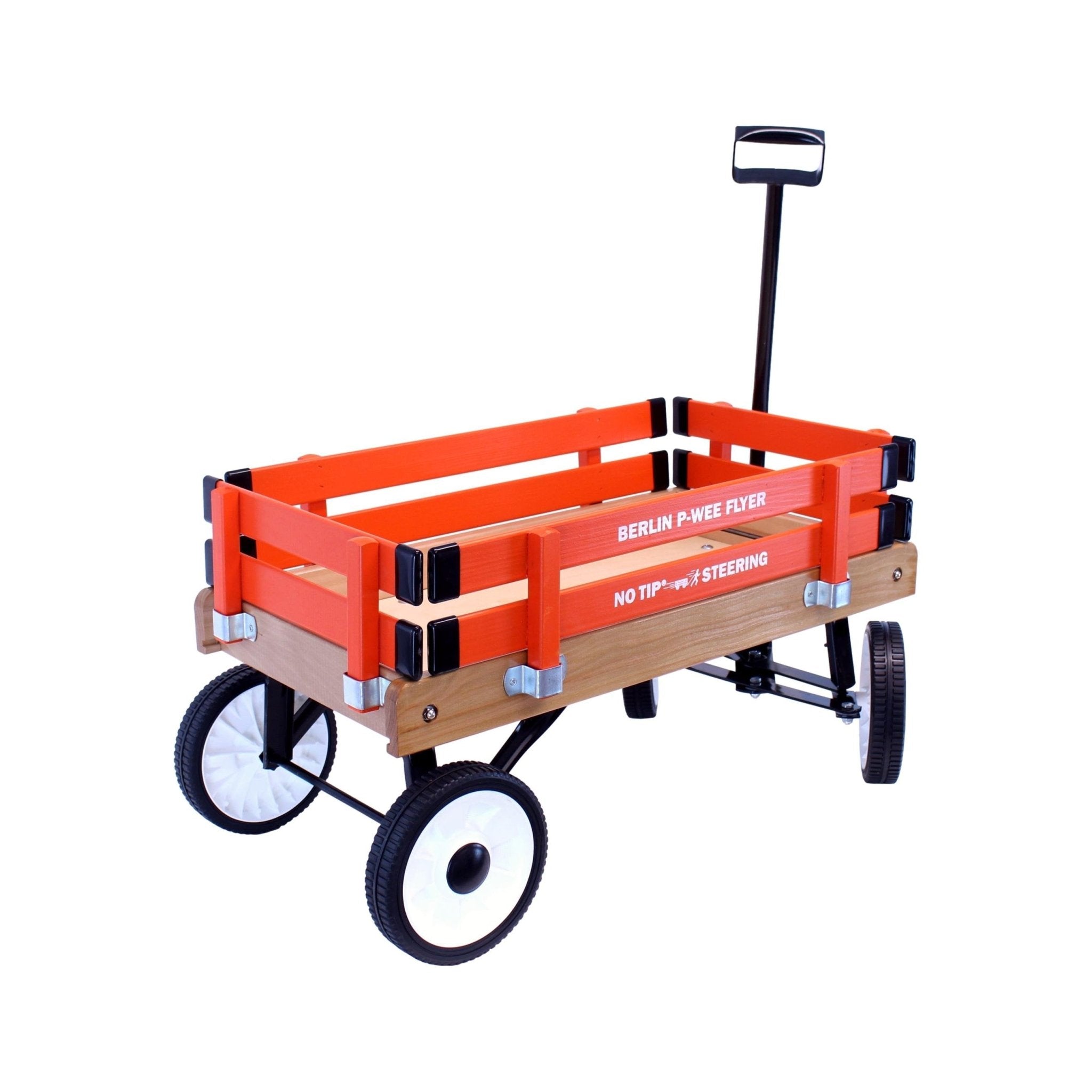 Berlin P - Wee Wagon | Amish - Made Wooden Kids Wagon - Aware House - Amish Toy Box - 
