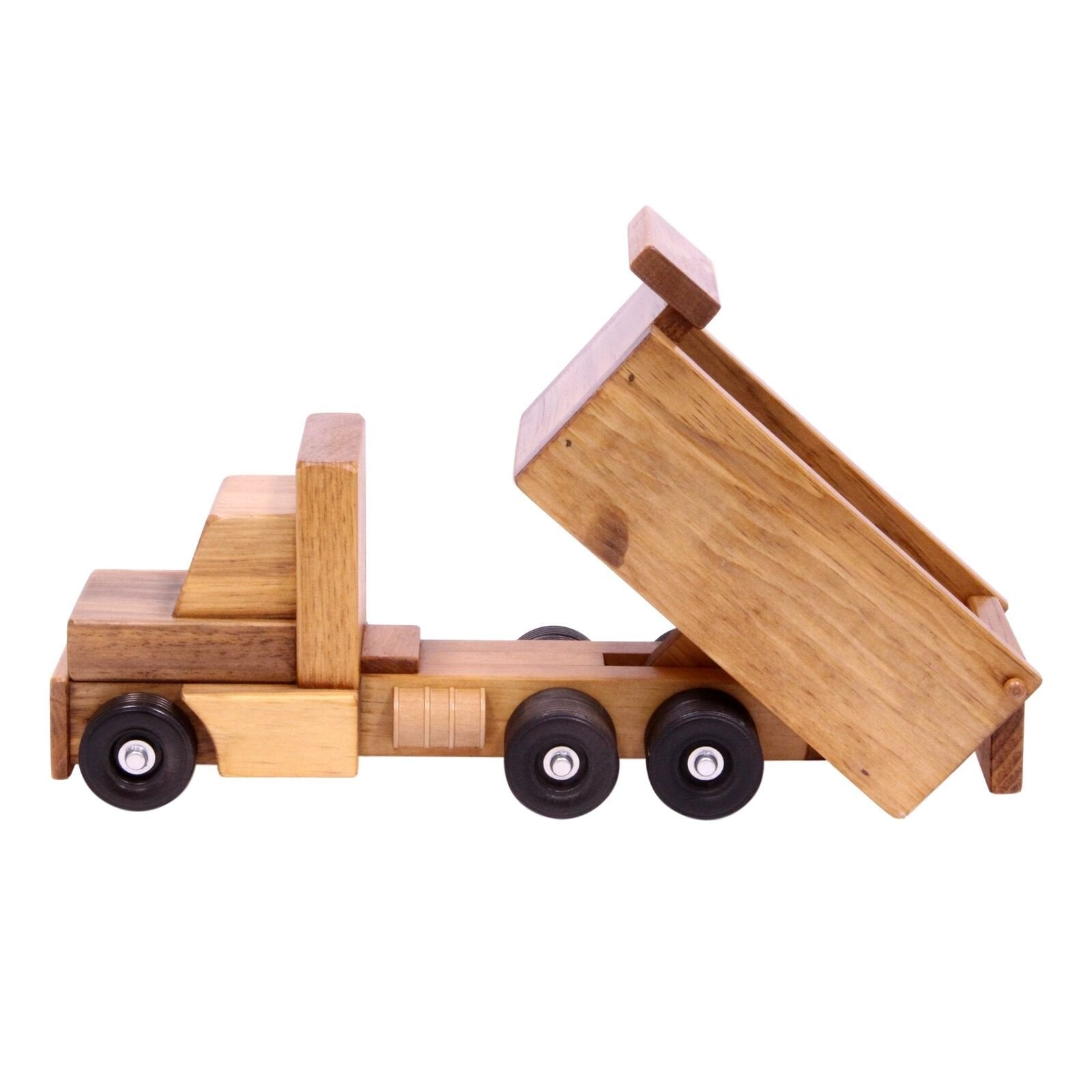 Amish-Made Wooden Dump Truck Toy-zoom-7