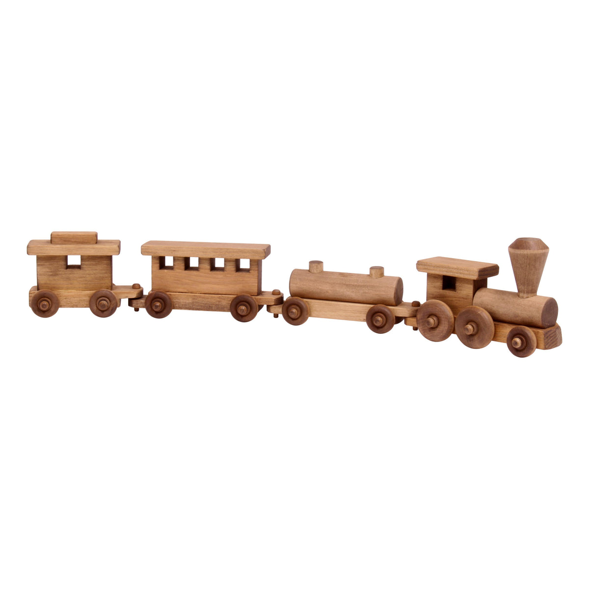 Amish-Made Wooden Toy Train Play Set-9