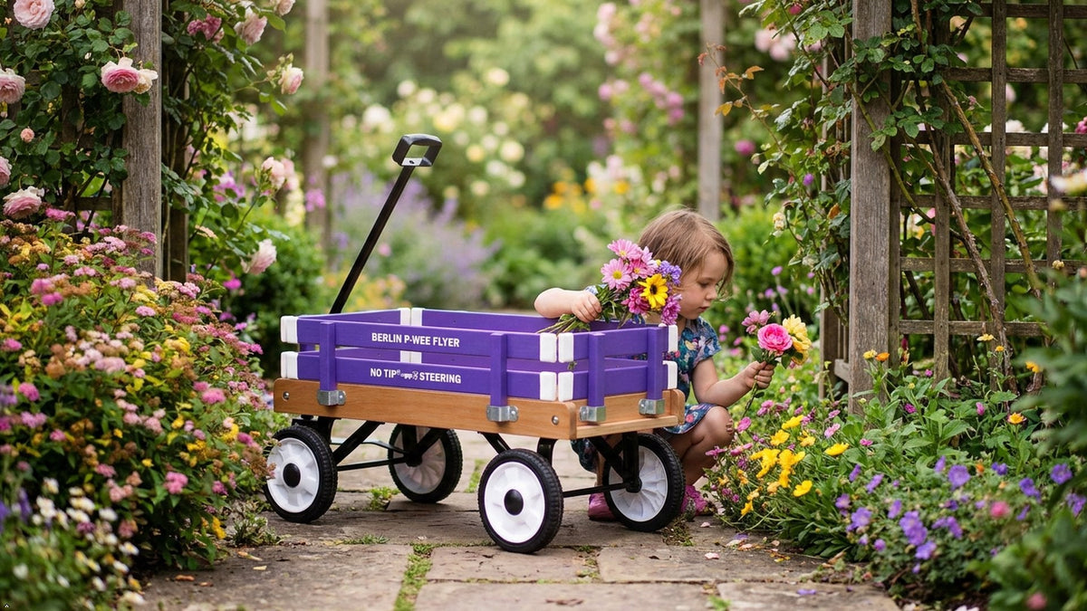 Berlin P-Wee Wagon | Amish-Made Wooden Kids Wagon-8