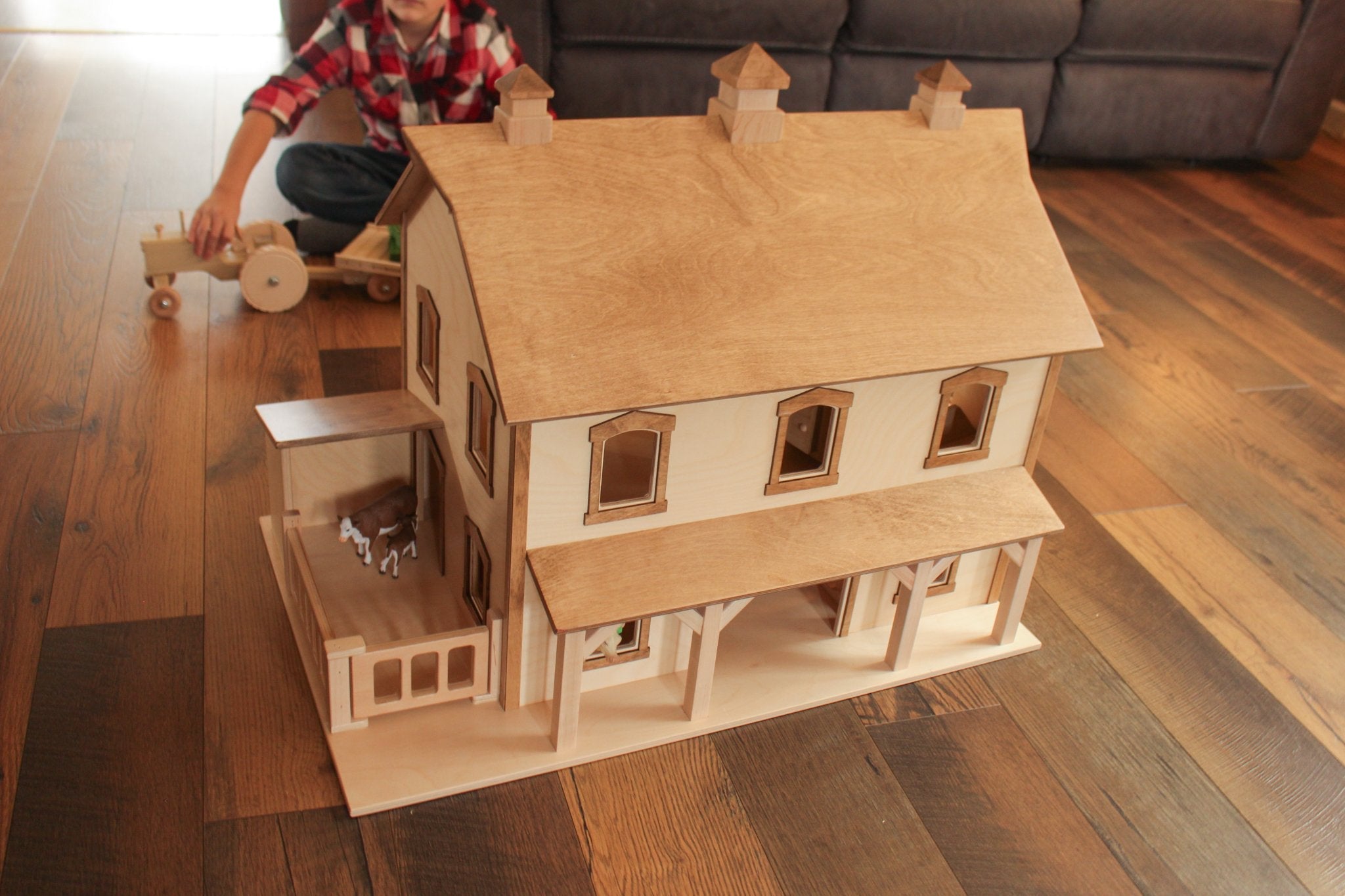 Large Pennsylvania Bank Barn Toy-zoom-8