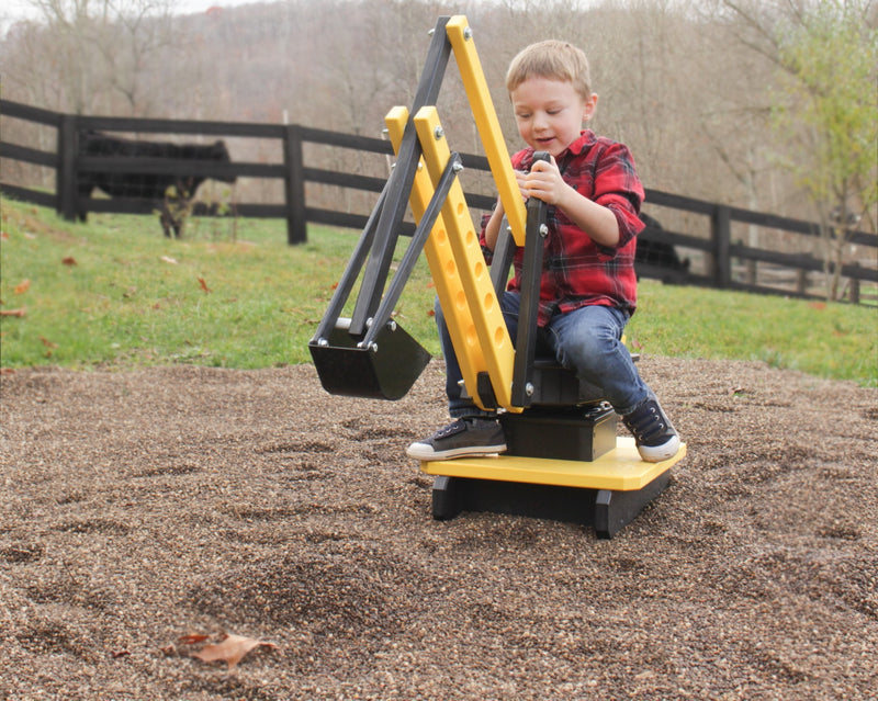 Sand Digger Excavator Toy | Ride-On Sandbox Digger with Movable Levers-zoom-