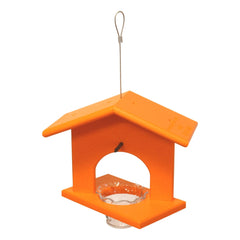 Hanging Oriole Jelly and Orange Bird Feeder | Eco-Friendly Poly Lumber - Aware House - Amish Toy Box -