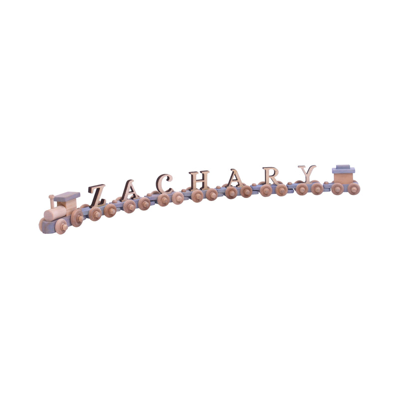 Amish-Made Wooden Name Train Toy-zoom-