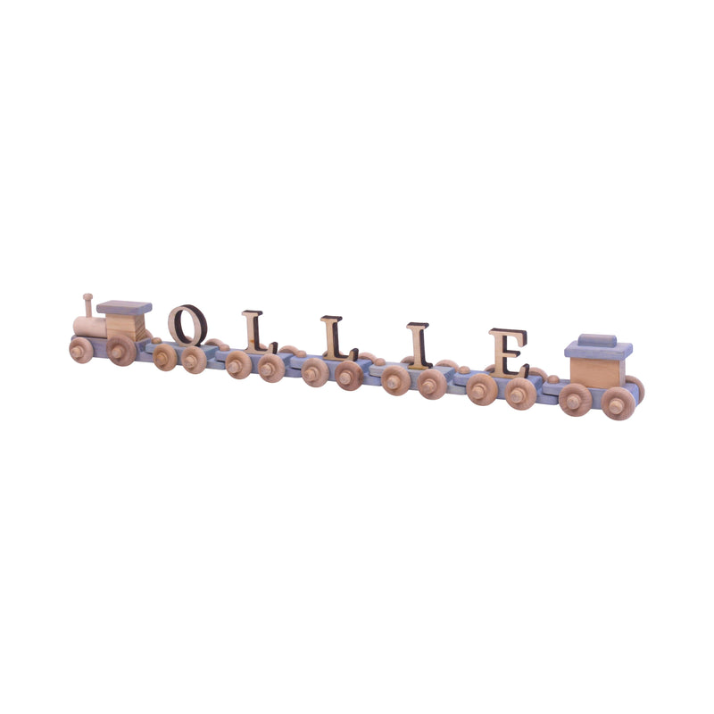 Amish-Made Wooden Name Train Toy-zoom-