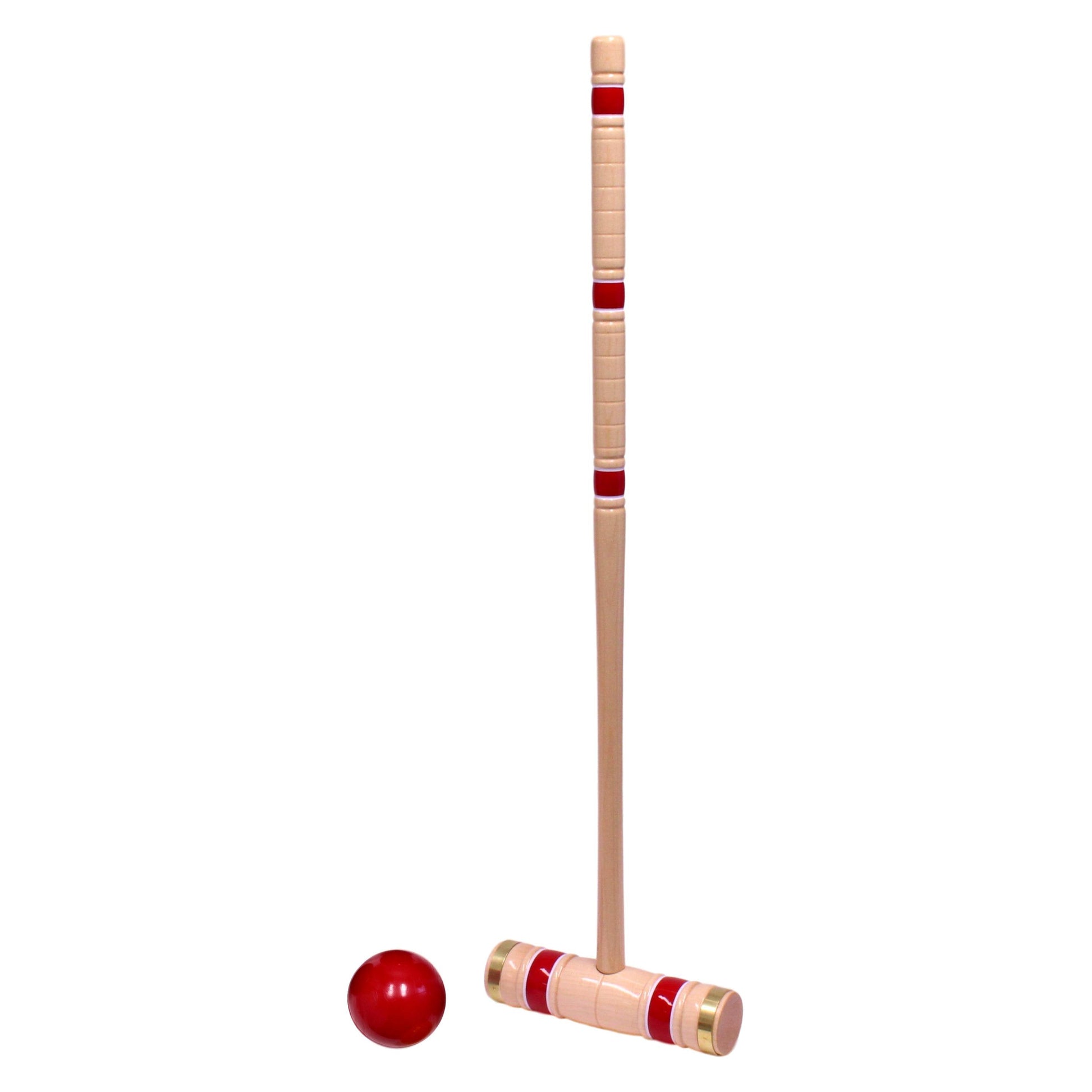 Deluxe 8-Player Croquet Game Set with Wooden Holder or Duffel Bag-5