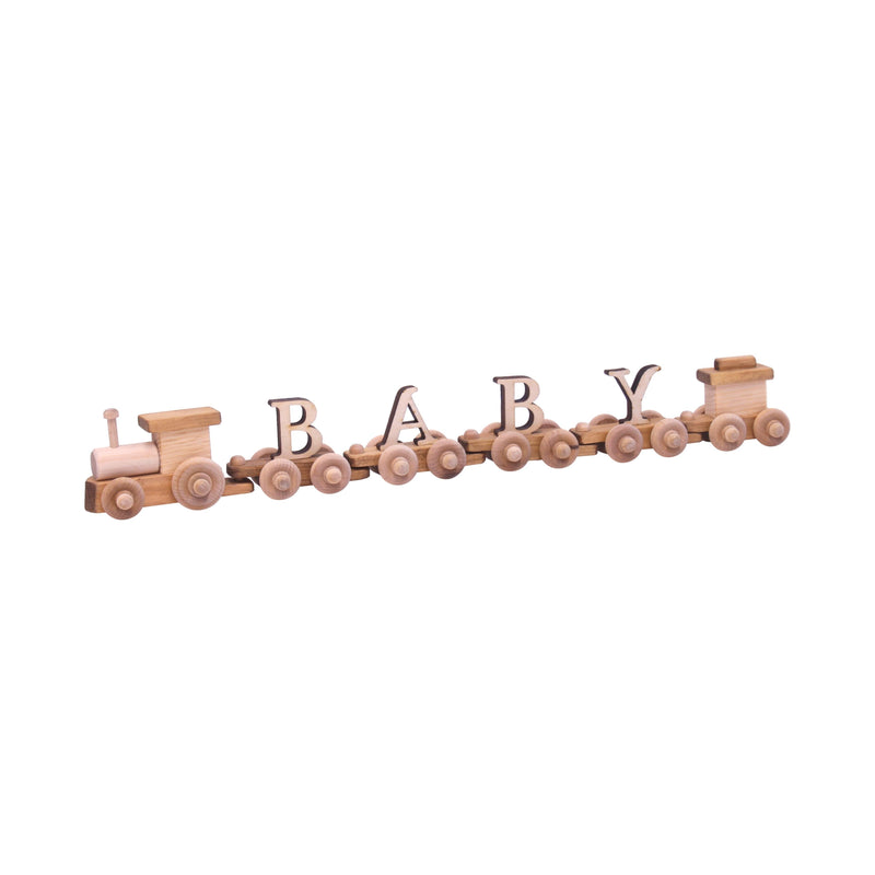 Amish-Made Wooden Name Train Toy-zoom-