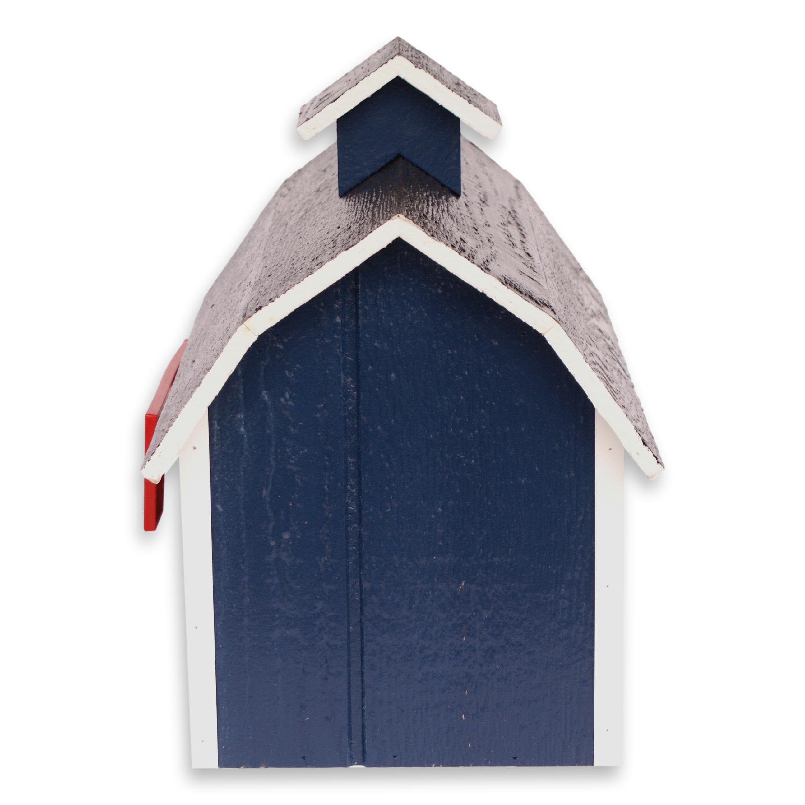 Amish-Made Wooden Mailbox | Dutch Barn Style Post-Mount-zoom-6