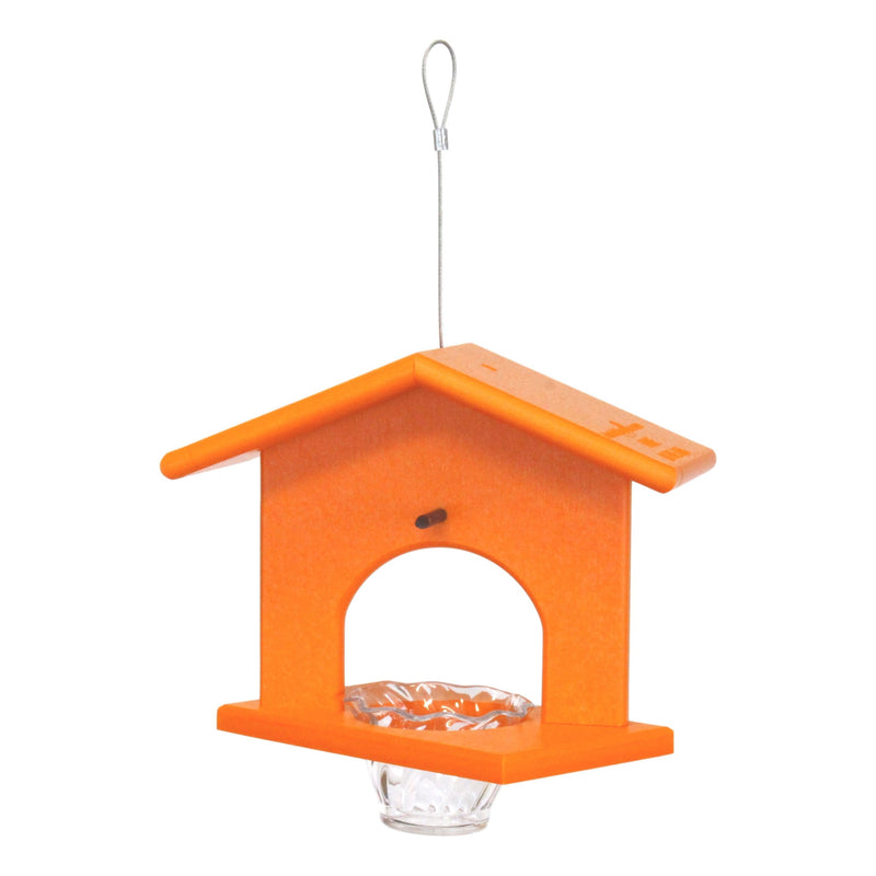 Hanging Oriole Jelly and Orange Bird Feeder | Eco-Friendly Poly Lumber-zoom-