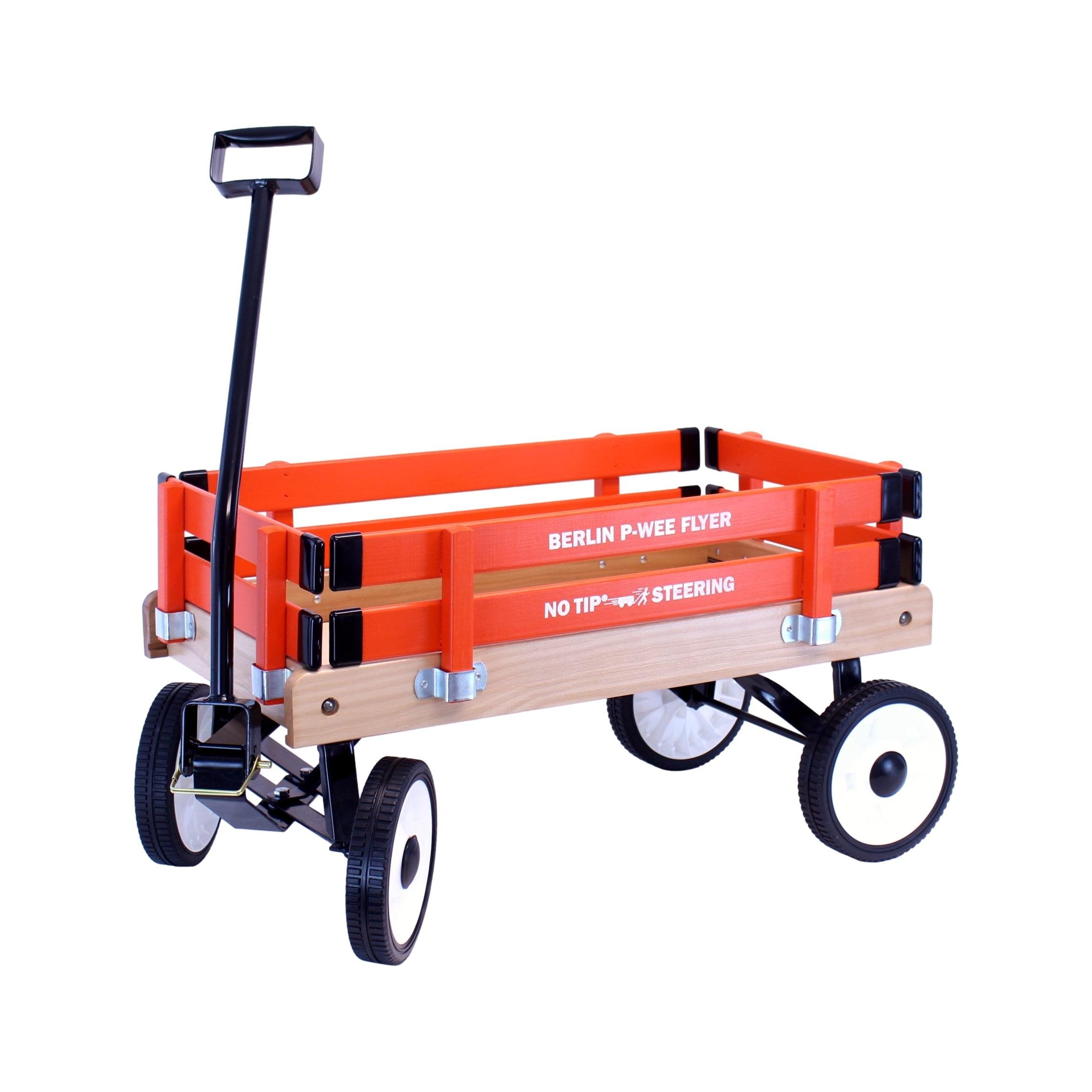 Berlin P - Wee Wagon | Amish - Made Wooden Kids Wagon - Aware House - Amish Toy Box - 