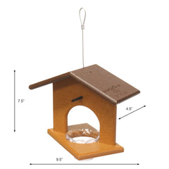 Hanging Oriole Jelly and Orange Bird Feeder | Eco-Friendly Poly Lumber - Aware House - Amish Toy Box -