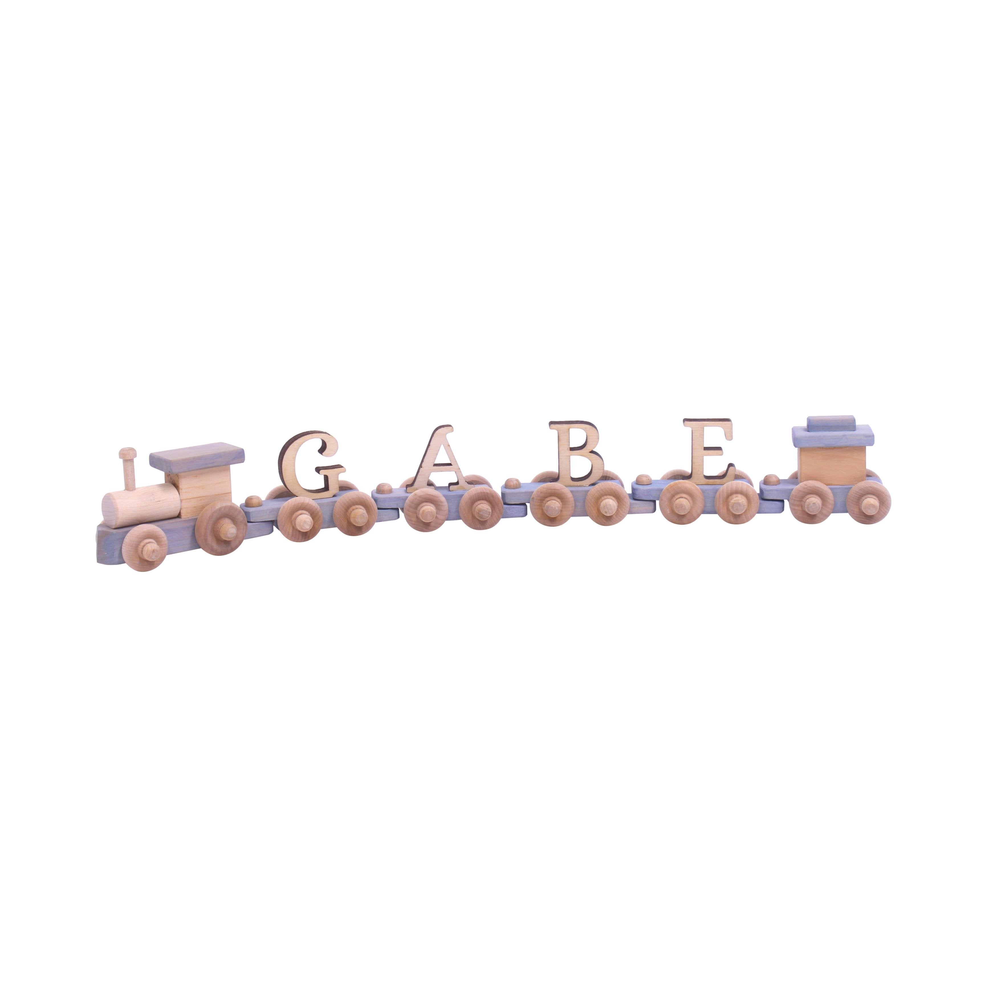 Amish-Made Wooden Name Train Toy-zoom-2