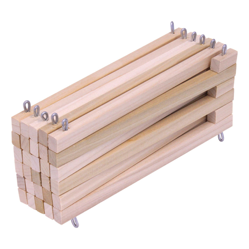 Amish Wooden Folding Corral Fence Toy – Unfinished-zoom-