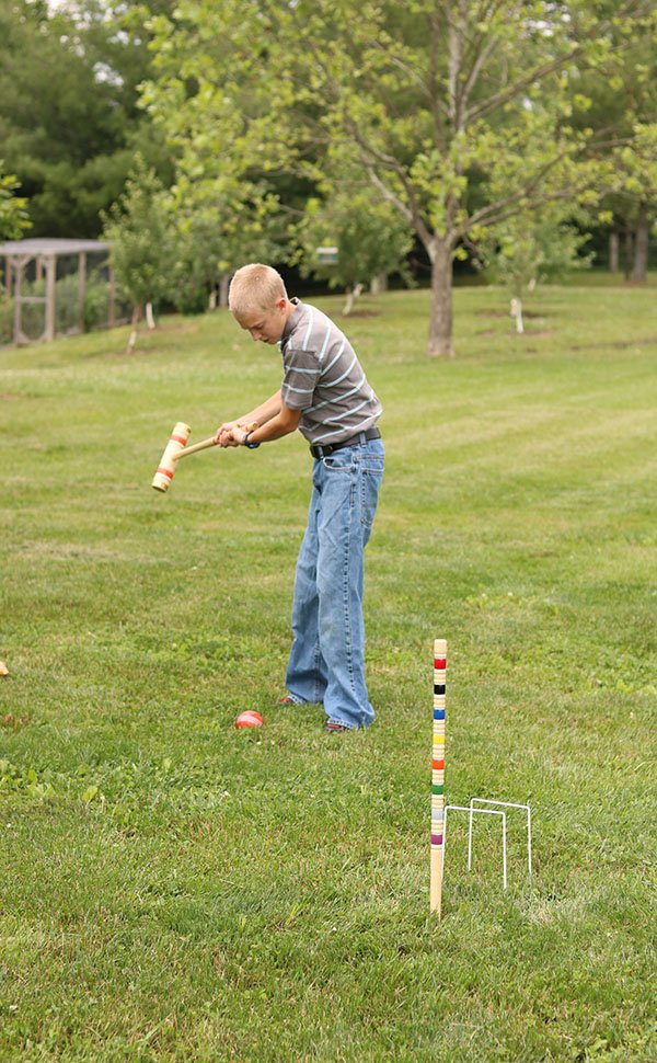 Deluxe 8-Player Croquet Game Set with Wooden Holder or Duffel Bag-zoom-18