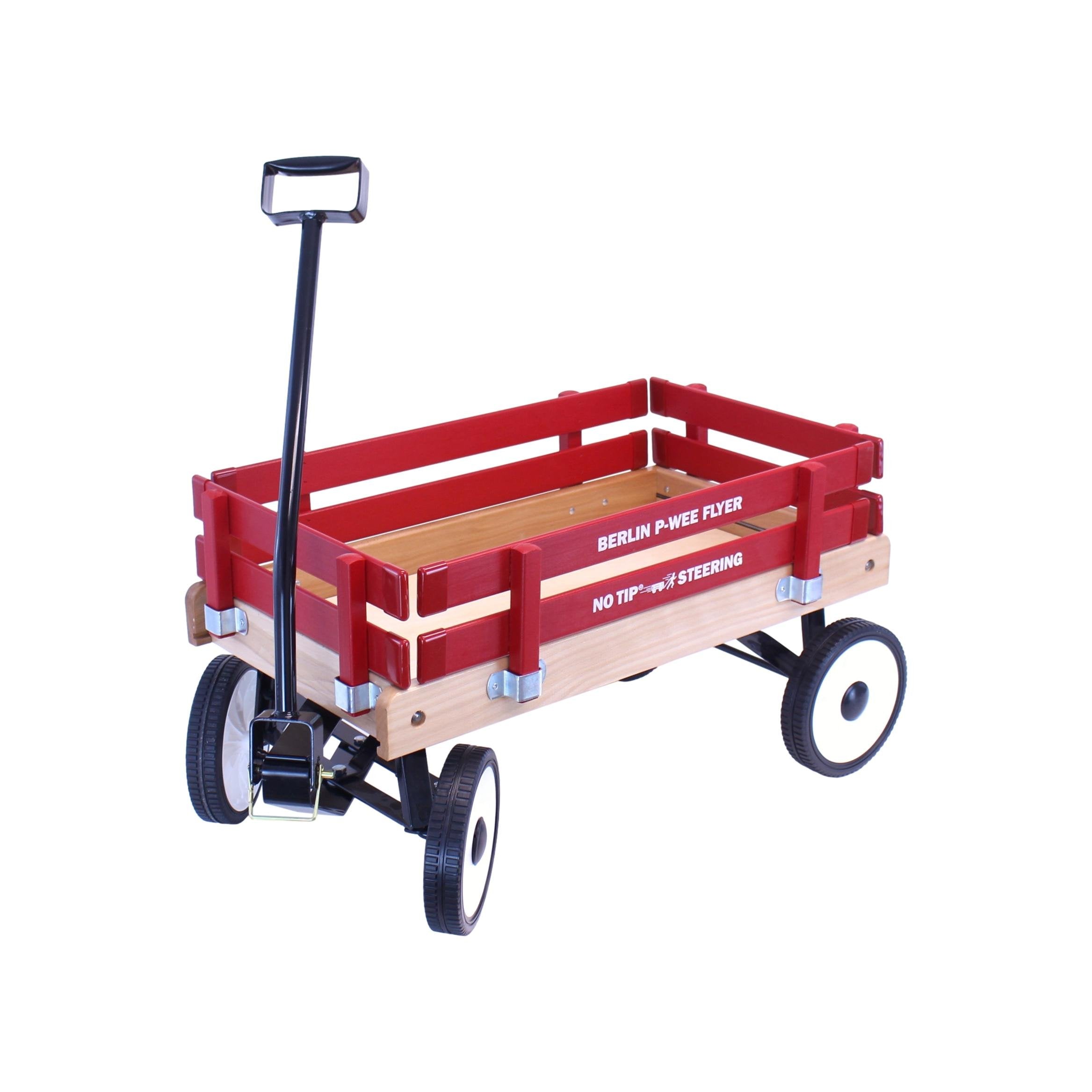 Berlin P - Wee Wagon | Amish - Made Wooden Kids Wagon - Aware House - Amish Toy Box - 