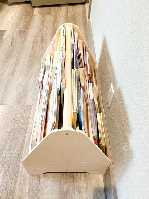 MIGUEL | Double Sided Portable Bookshelf-5