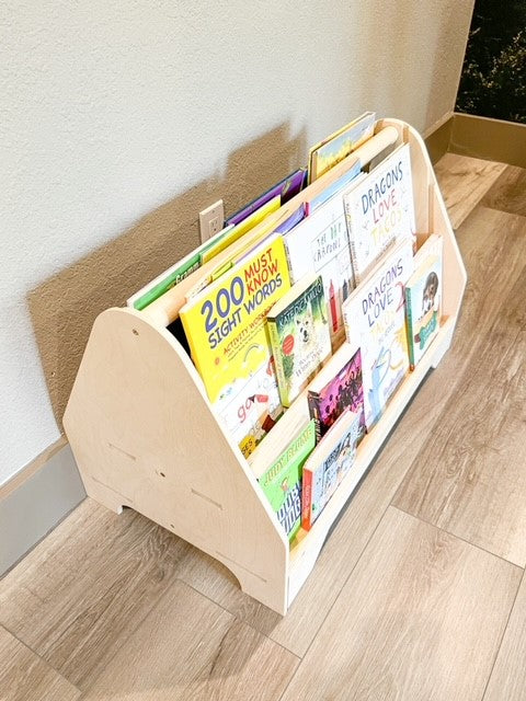 MIGUEL | Double Sided Portable Bookshelf-zoom-