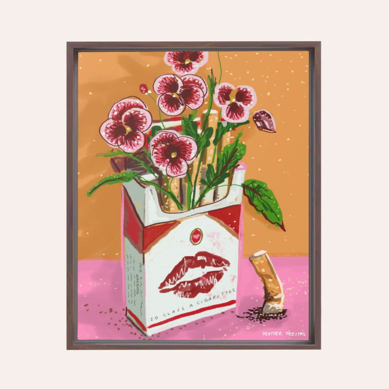 Dirt Bouquet | Framed Fine Art Canvas Print | Multiple Sizes-zoom-