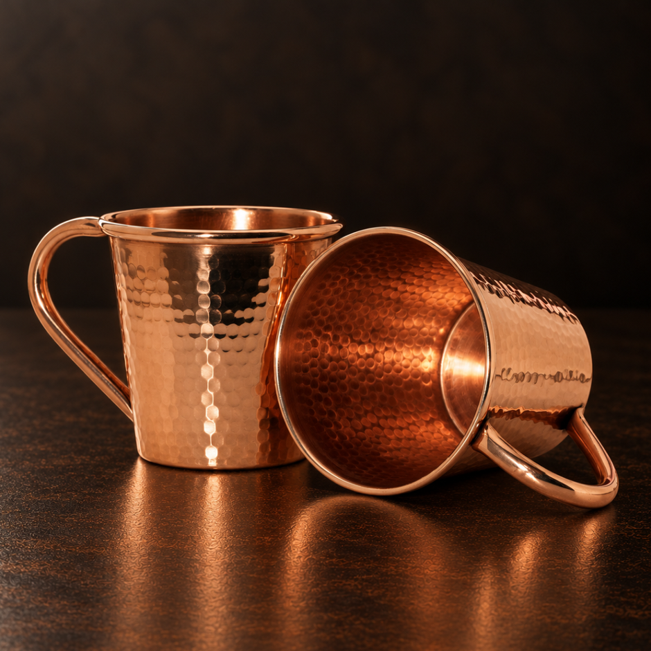 Solid Copper Mule Mug | 12 oz